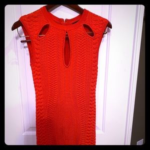 BEBE bodycon Red Dress Size Small